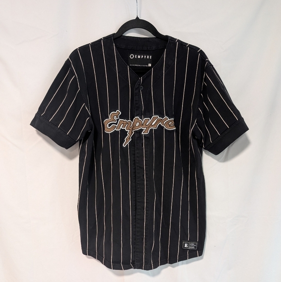 Empyre Black Pinstripe Men's Jersey Size Large - Picture 1 of 3